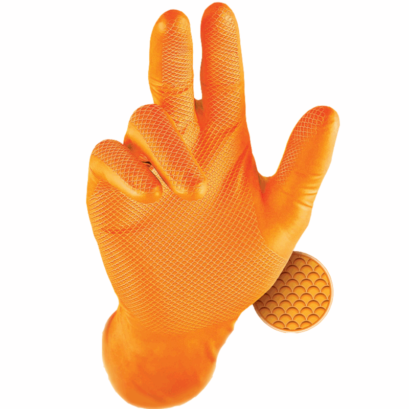 Nitrilhandskar Gentle Grip Orange 8g